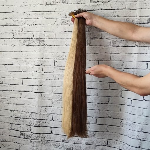 Nano ring human hair extensions