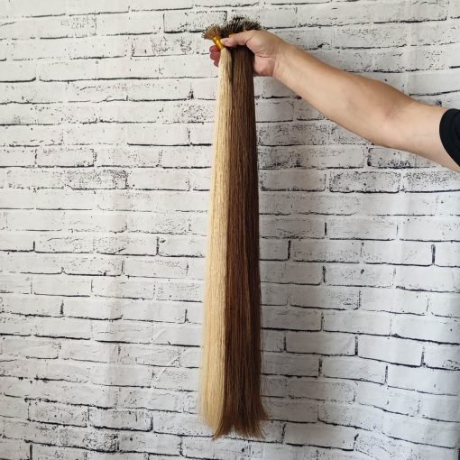 Nano ring human hair extensions