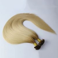 Virgin human hair keratin U tip extensions