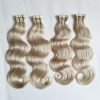 Virgin human hair body wave tape in extensions