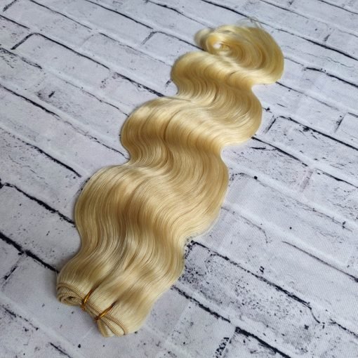 Body wave virgin human hair weft extensions